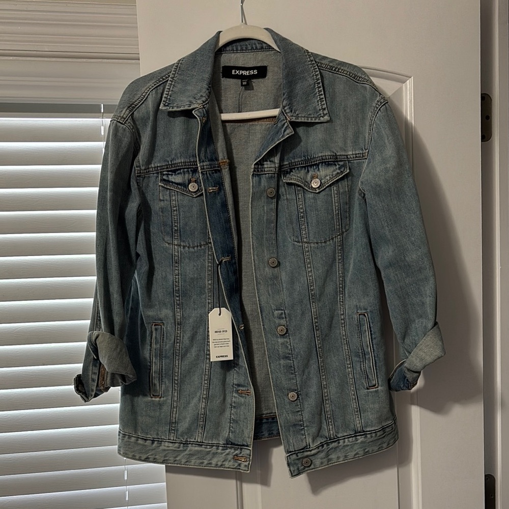 Express Light Blue Denim Jacket